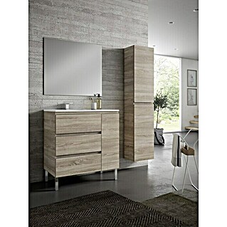 Mueble de lavabo Hermes (45 x 80 x 85 cm, Roble)