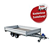 Anhänger HL-TBH4020/27-B (Nutzlast: 2 142 kg, Doppelachser, Kasteninnenmaß: (L x B x H): 4045 x 2020 x 300 mm, Gebremst) | BAUHAUS