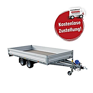 Anhänger HL-TBH4020/27-B (Nutzlast: 2 142 kg, Doppelachser, Kasteninnenmaß: (L x B x H): 4045 x 2020 x 300 mm, Gebremst)