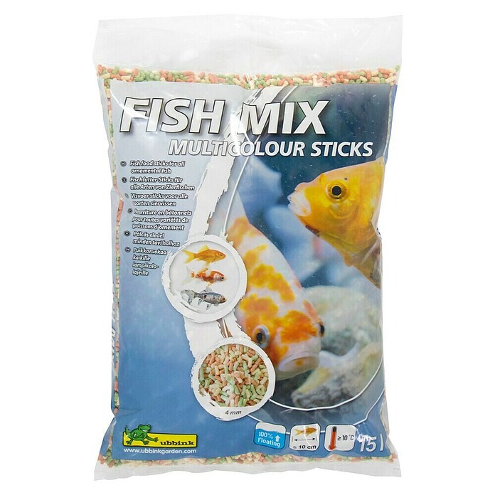 Ubbink Vijvervisvoer Fish Mix® - Multicolour Sticks (1,2 kg) | BAUHAUS
