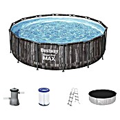Bestway Bazen sa čeličnim okvirom Steel Pro MAX  (Ø x V: 427 x 107 cm, Smeđa, 13.030 l) | BAUHAUS