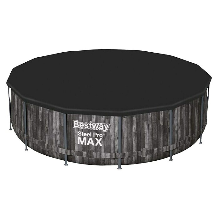 Bestway Bazen sa čeličnim okvirom Steel Pro MAX  (Ø x V: 427 x 107 cm, Smeđa, 13.030 l) | BAUHAUS