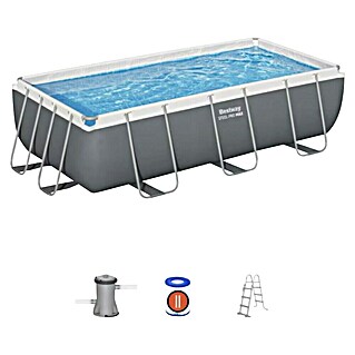 Bestway Bazen sa čeličnim okvirom Steel Pro MAX (Siva, 6.478 l)