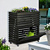Dobar Hochbeet Rolla GR. L Anthrazit (L x B x H: 72 x 32,5 x 78 cm, 50 l, Holz, Anthrazit) | BAUHAUS
