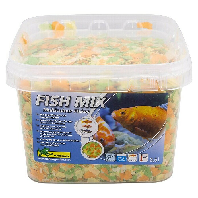Ubbink Vijvervisvoer Fish Mix® - Multicolour Flakes (410 g) | BAUHAUS