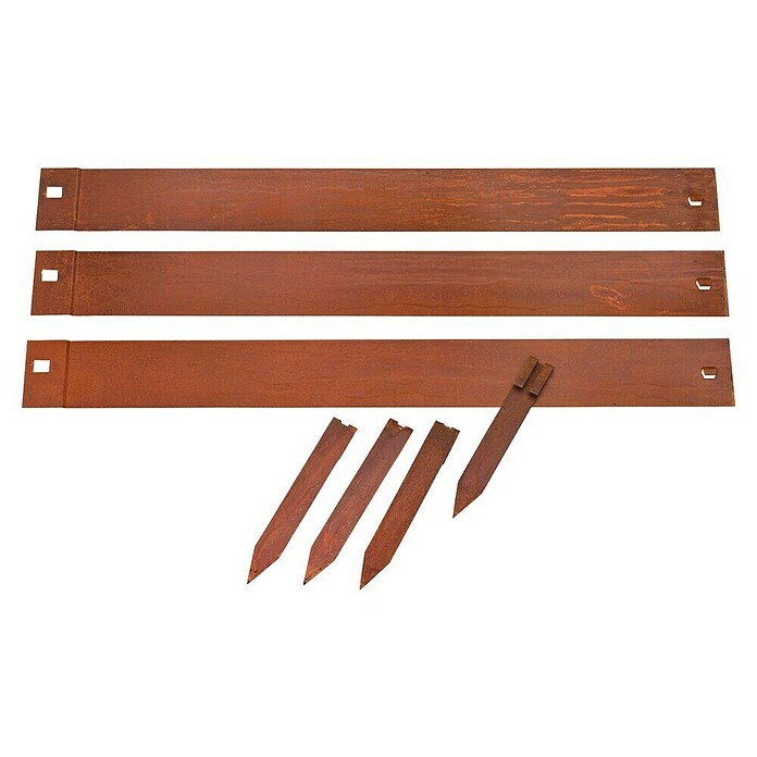 Nature Borderrand (l x h: 264 x 10,2 cm, Staal) | BAUHAUS