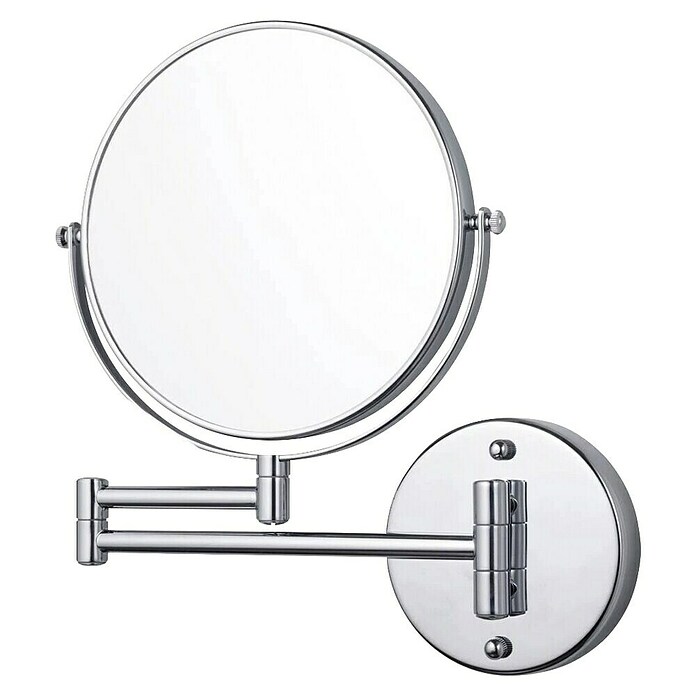 Tesa Kozmetično ogledalo Visioon  (Š x V: 480 x 308 mm, Premer: 236 mm, Okrogle oblike, Srebrna) | 3752 - Rasier und Kosmetikspiegel | DADG - Spiegel | DAD - Badausstattung | DA - Badausstattung/Bäderwelt | D - Sanitär | BAUHAUS