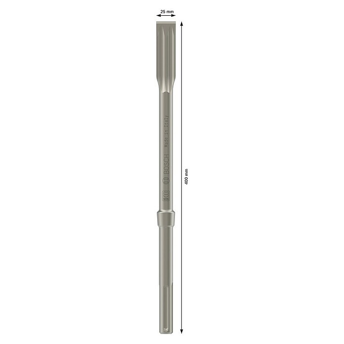 Bosch Cincel plano SDS-MAX R-Tec Sharp (Largo: 400 mm, Ancho: 25 mm)