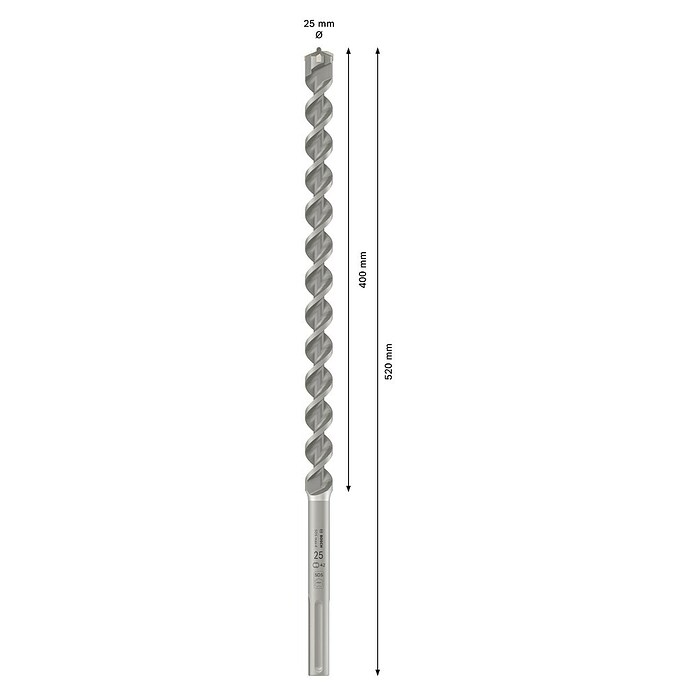 Bosch Professional SDS-MAX Betonbohrer (Durchmesser: 25 mm, Länge: 520 mm)