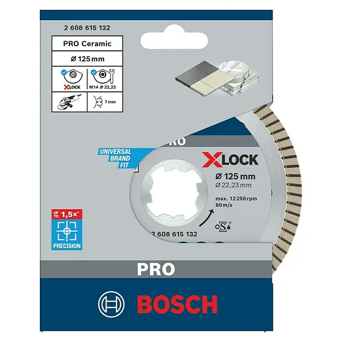 Bosch Professional X-Lock Diamant-Trennscheibe Best for Ceramic