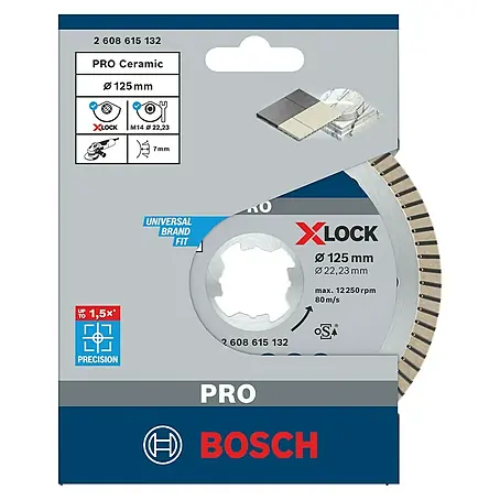 Bosch Professional X-Lock Diamant-Trennscheibe Best for Ceramic