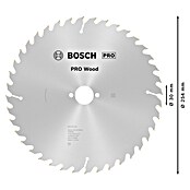 Bosch Disco de sierra (Diámetro: 254 mm, Orificio: 30 mm, Número de dientes: 60 dientes)
