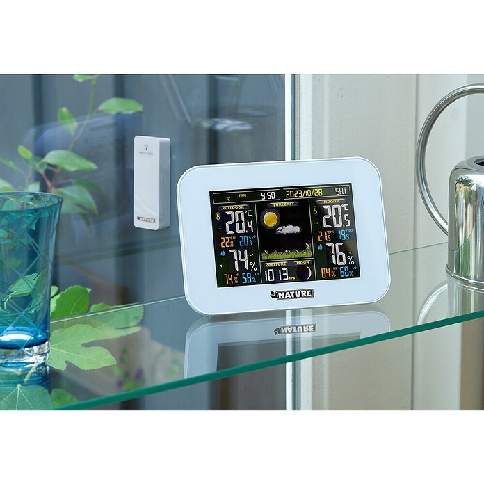 Nature Draadloos weerstation Digi 2 (Werkt op batterijen, 2,5 x 17,5 x 12,5 cm) | BAUHAUS