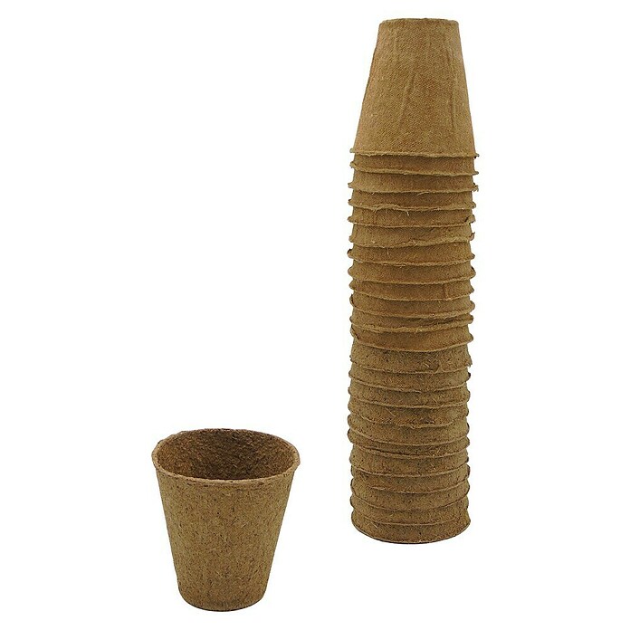 Nature Kweekpot (Ø x h: 6 x 6 cm, Hout, Bruin) | BAUHAUS