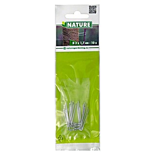 Nature Platte draadkrammen (10 st.)