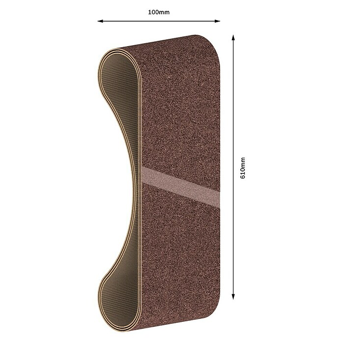 Bosch Schleifband-Set X440 Best for Wood and Paint (100 x 610 mm, Körnung: 60 - 100, 3 Stk.) | BAUHAUS