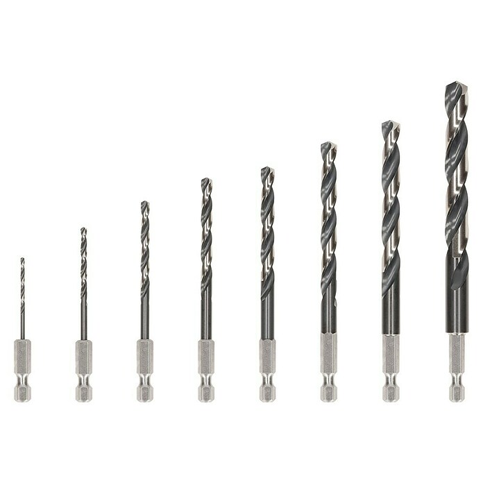 Bosch Broca para metal Impact Control HSS (8 ud., Diámetro de la broca: 10 mm) | BAUHAUS