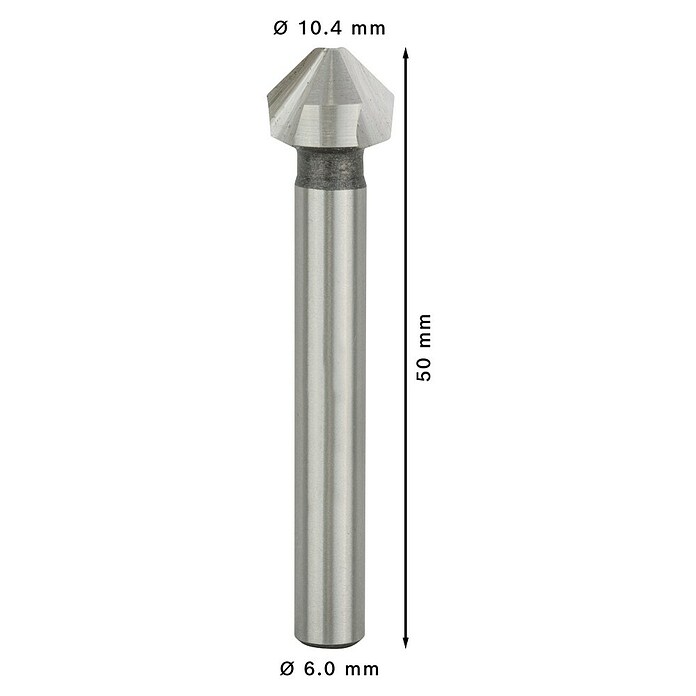 Bosch Kegelsenker (Durchmesser Bohrer: 10,4 mm, Rundschaft) | BAUHAUS