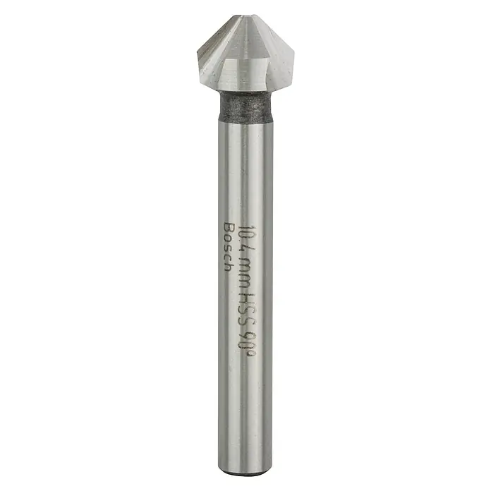 Bosch Kegelsenker - Durchmesser Bohrer: 10,4 mm, Rundschaft - Kegelsenker von Bosch, 10,4 mm HSS 90°, ideal zum Entgraten und Ansenken von Bohrlöchern in verschiedenen Materialien.