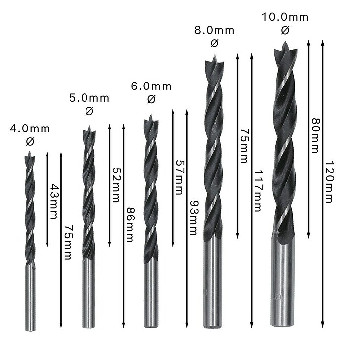 Bosch Professional Holzbohrer-Set (5-tlg.)