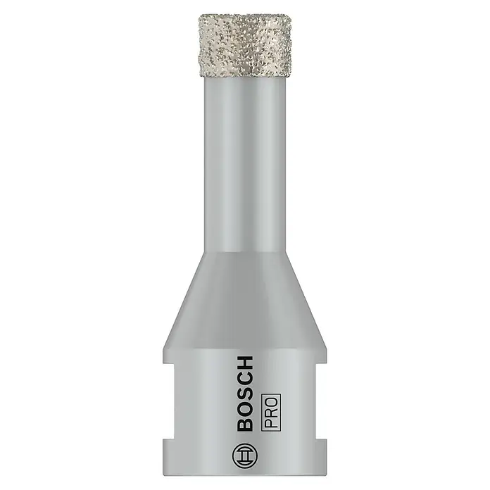 Bosch Diamant-Trockenbohrer Dry Speed - Durchmesser: 12 mm - Aufnahme einer Bosch Pro Diamant-Lochsäge. Dieses Werkzeug wurde zum Bohren von Löchern in harte Materialien wie Keramik und Fliesen entwickelt.
