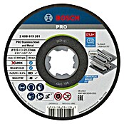Bosch Professional X-Lock Disco de corte Standard for Inox (Diámetro disco: 115 mm, Espesor disco: 1 mm, Específico para: Acero inoxidable)