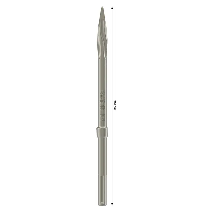 Bosch Spitzmeißel R-Tec Speed - Länge: 400 mm, SDS Max - SDS-Plus Spitzmeißel von Bosch, 400 mm Länge, ideal für Abbrucharbeiten in Beton und Mauerwerk. Robust und langlebig für den professionellen Einsatz.