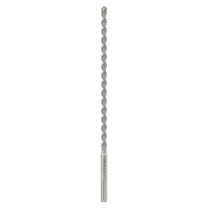 Bosch Beton- & Steinbohrer MAX-4 - 1 Stk., Durchmesser Bohrer: 16 mm - Nahaufnahme eines Bosch SDS-max-16-Bohrers, ideal für effizientes Bohren in harten Materialien. Robust und langlebig für Profi-Anwendungen.