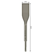 Bosch SDS-Plus-Fliesenmeißel Long Life (Länge: 260 mm, Breite: 40 mm)