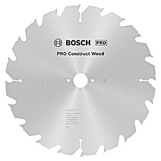 Bosch List krožne žage Construction Wood (315 mm, Izvrtina: 30 mm, Število zobcev: 20 kos)
