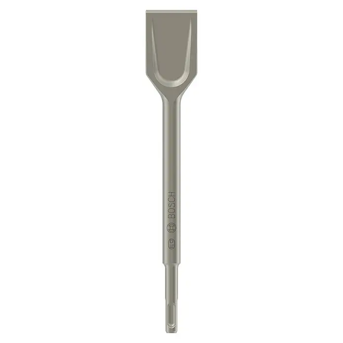 Bosch SDS-Plus-Spatmeißel Long Life - Länge: 250 mm - Bosch Flachmeißel mit SDS-plus Aufnahme, ideal zum Bearbeiten von Mauerwerk, Beton und Fliesen mit hoher Abtragsleistung und langer Lebensdauer.