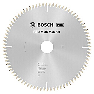 Bosch Kreissägeblatt Multi Material (210 mm, Bohrung: 30 mm, Anzahl Zähne: 80 Stk.)