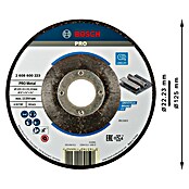 Bosch Schruppscheibe (Geeignet für: Metall, Stärke Scheibe: 6 mm)