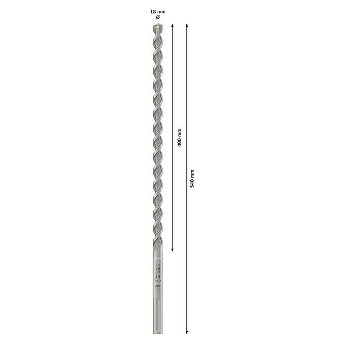 Bosch Sveder za beton in kamen MAX-4  (1 kos, Premer vrtalnega svedra: 18 mm) | 2546 - Bohrer Stein, Beton | BCDA - Zubeh Bohrm/Bohrhämmer/Akkumasch | BCD - Maschinenzubehör | BC - Maschinenzubehör | B - Werkz/Masch/Maschzubeh/Auto | BAUHAUS