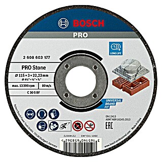 Bosch Professional Rezni disk Expert for Stone (Promjer rezne ploče: 115 mm, Prikladno za: Kamen)