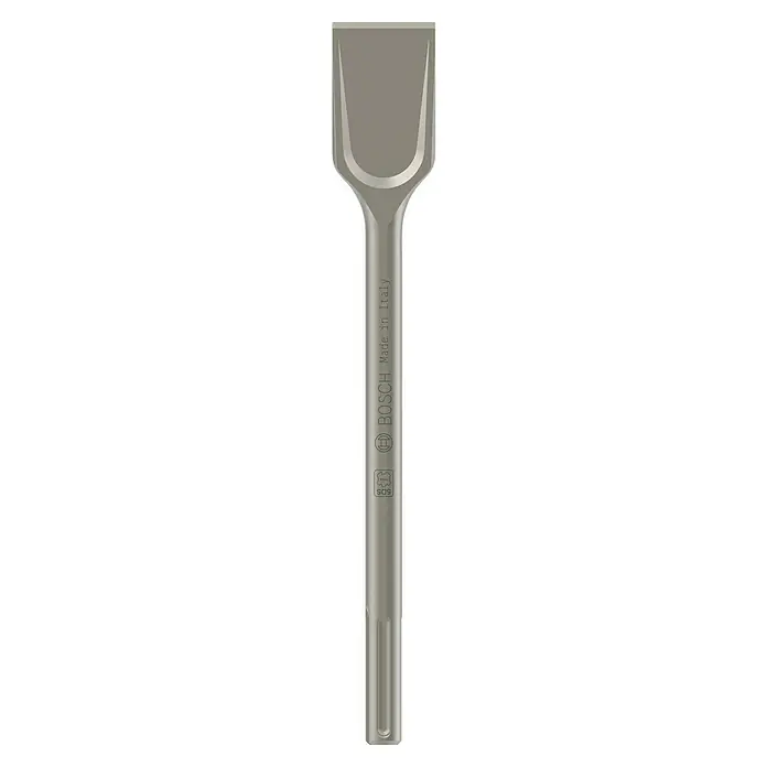 Bosch Spatmeißel Long Life - SDS Max, Breite: 50 mm, 1 Stk. - BOSCH Flachmeißel, hergestellt in Italien, ideal für Arbeiten mit Stein und Beton. Robust und langlebig für den professionellen Einsatz.