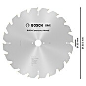 Bosch List krožne žage Construction Wood  (315 mm, Izvrtina: 30 mm, Število zobcev: 20 kos) | 2555 - Kreissägeblätter | BCDB - Zubehör Sägen | BCD - Maschinenzubehör | BC - Maschinenzubehör | B - Werkz/Masch/Maschzubeh/Auto | BAUHAUS