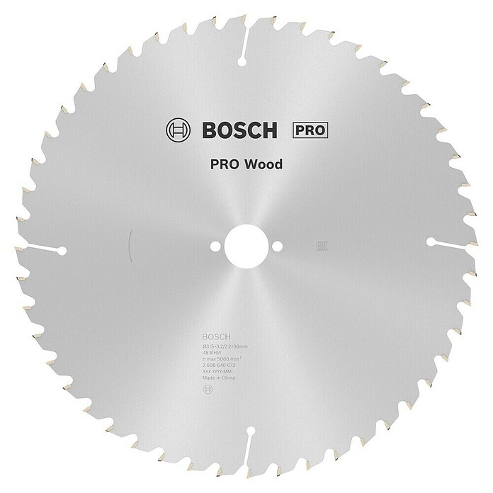 Bosch List krožne žage Optiline Wood  (315 mm, Izvrtina: 30 mm, Število zobcev: 48 kos) | 2555 - Kreissägeblätter | BCDB - Zubehör Sägen | BCD - Maschinenzubehör | BC - Maschinenzubehör | B - Werkz/Masch/Maschzubeh/Auto | BAUHAUS