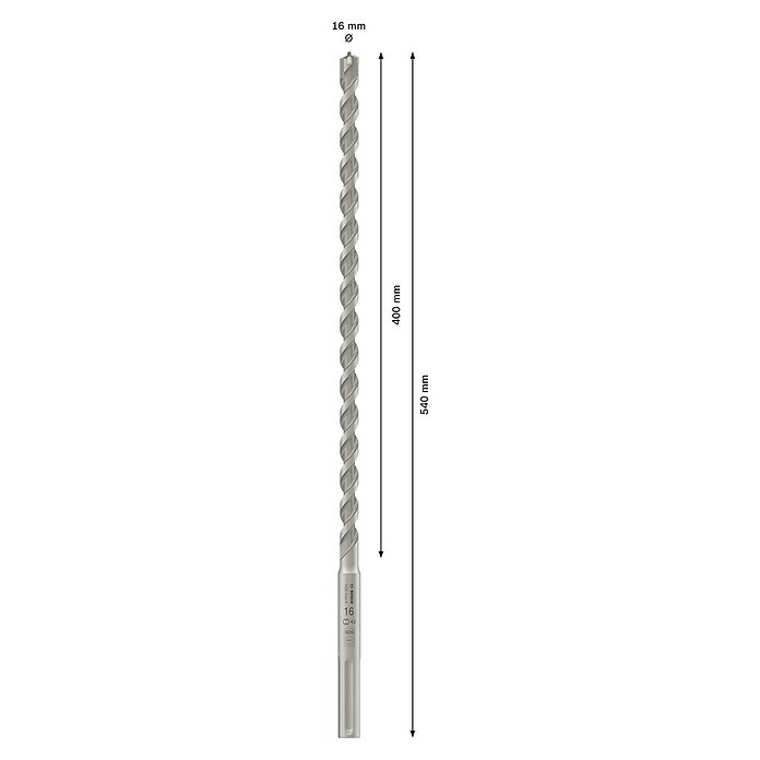 Bosch Professional Broca para hormigón SDS-MAX (Diámetro: 16 mm, Largo: 540 mm)