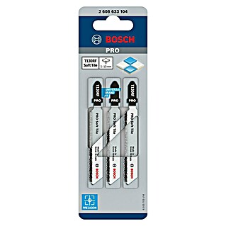 Bosch Stichsägeblätter T 130 RF (3 -tlg., T-Schaft)