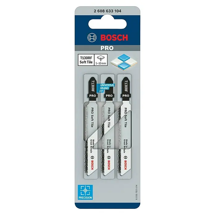 Bosch Stichsägeblätter T 130 RF3 -tlg., T-Schaft