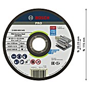 Bosch Professional Rezni disk Rapido Expert for Inox  (Promjer rezne ploče: 115 mm, Prikladno za: Plemeniti čelik) | BAUHAUS