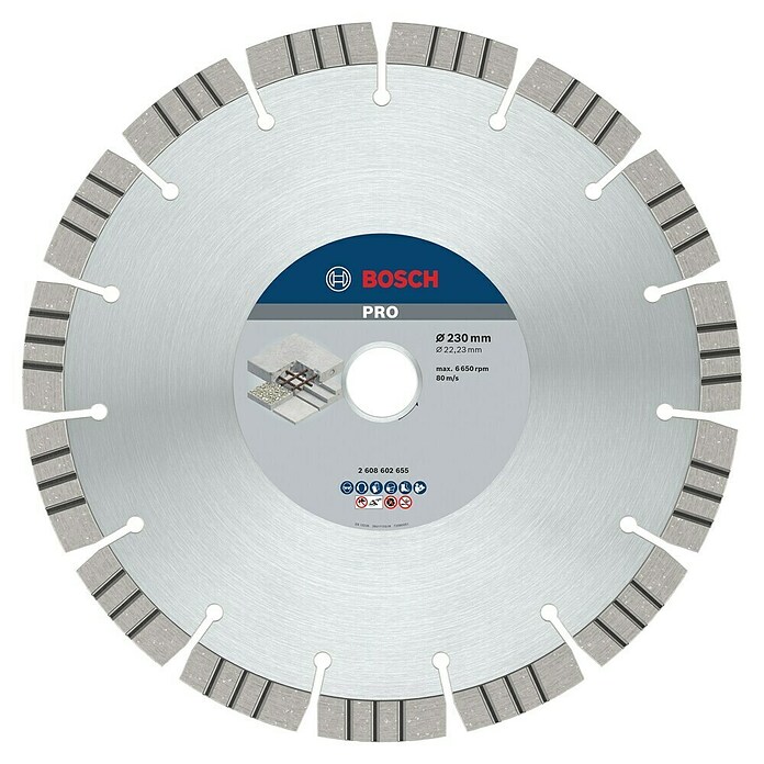 Bosch Professional Diamant-Trennscheibe Best for Concrete (Durchmesser Scheibe: 230 mm, Höhe Segment: 15 mm) | BAUHAUS