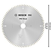 Bosch Kreissägeblatt (Durchmesser: 254 mm, Bohrung: 30 mm, Anzahl Zähne: 80 Zähne)