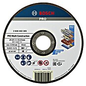 Bosch Professional Disco de corte Rapido Multi Construction (Diámetro disco: 125 mm, Específico para: Materiales de obra)