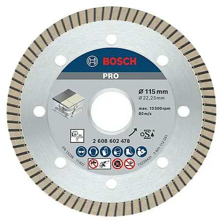 Bosch  Diamant-Trennscheibe Best for Ceramic Extra Clean Turbo