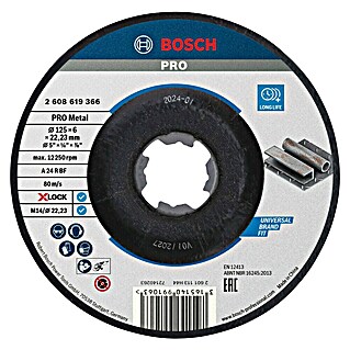 Bosch Disco de desbaste Expert for Metal A 30 T BF (Apto para: Metal, Diámetro disco: 125 mm, Espesor disco: 6 mm)