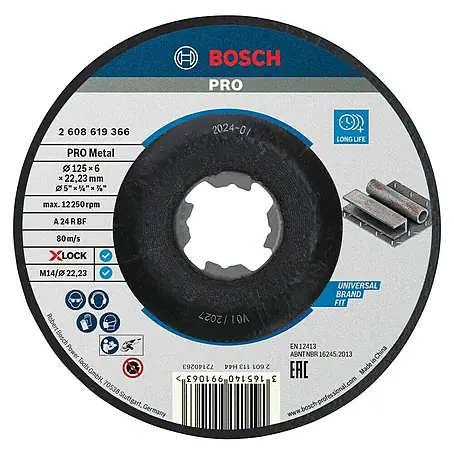 Bosch  Schruppscheibe X-Lock Expert for Metal A 30 T BF