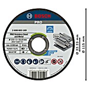Bosch Rezni disk  (Promjer rezne ploče: 115 mm, Debljina plohe: 1 mm, 10 Kom.) | BAUHAUS