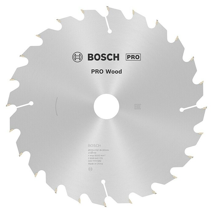 Bosch List krožne žage za les  (235 mm, Izvrtina: 30 mm, Število zobcev: 24 kos) | 2555 - Kreissägeblätter | BCDB - Zubehör Sägen | BCD - Maschinenzubehör | BC - Maschinenzubehör | B - Werkz/Masch/Maschzubeh/Auto | BAUHAUS